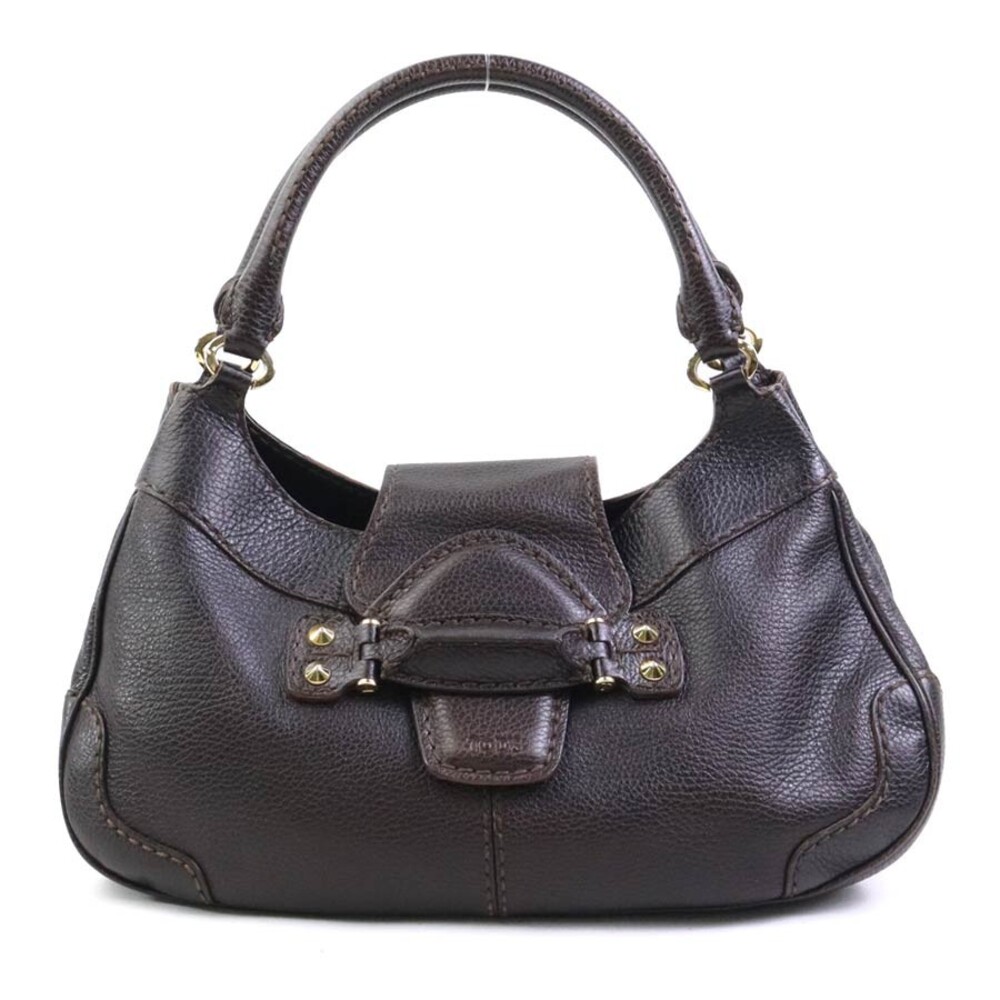 Auth Tod’S Handbag Brown Leather #300536T15B